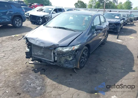 2014 Honda Civic Ex из США, поврежденный, VIN 19XFB2F89EE048575